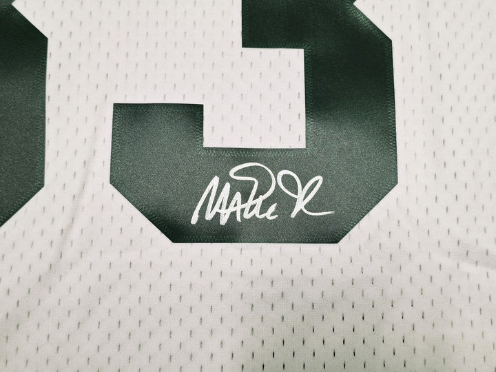 Michigan State Magic Johnson Auto Mitchell Ness 1978 College Jersey L Beckett