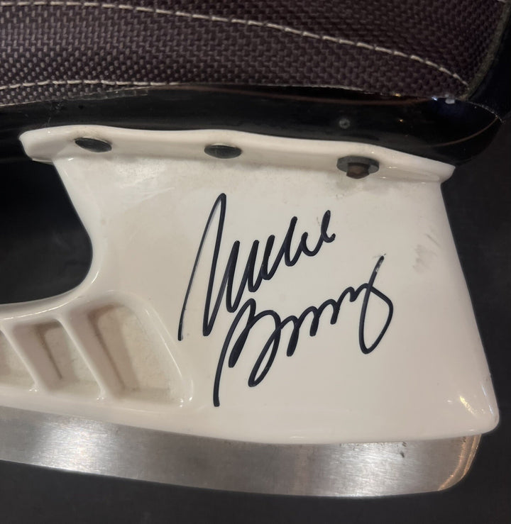 Mike Bossy NY Islanders Signed Ice Skate Auto Authentic Mint New Bauer Vapor LOA