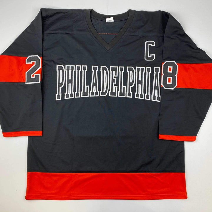 Autographed/Signed Claude Giroux Philadelphia Black Hockey Jersey PSA/DNA COA