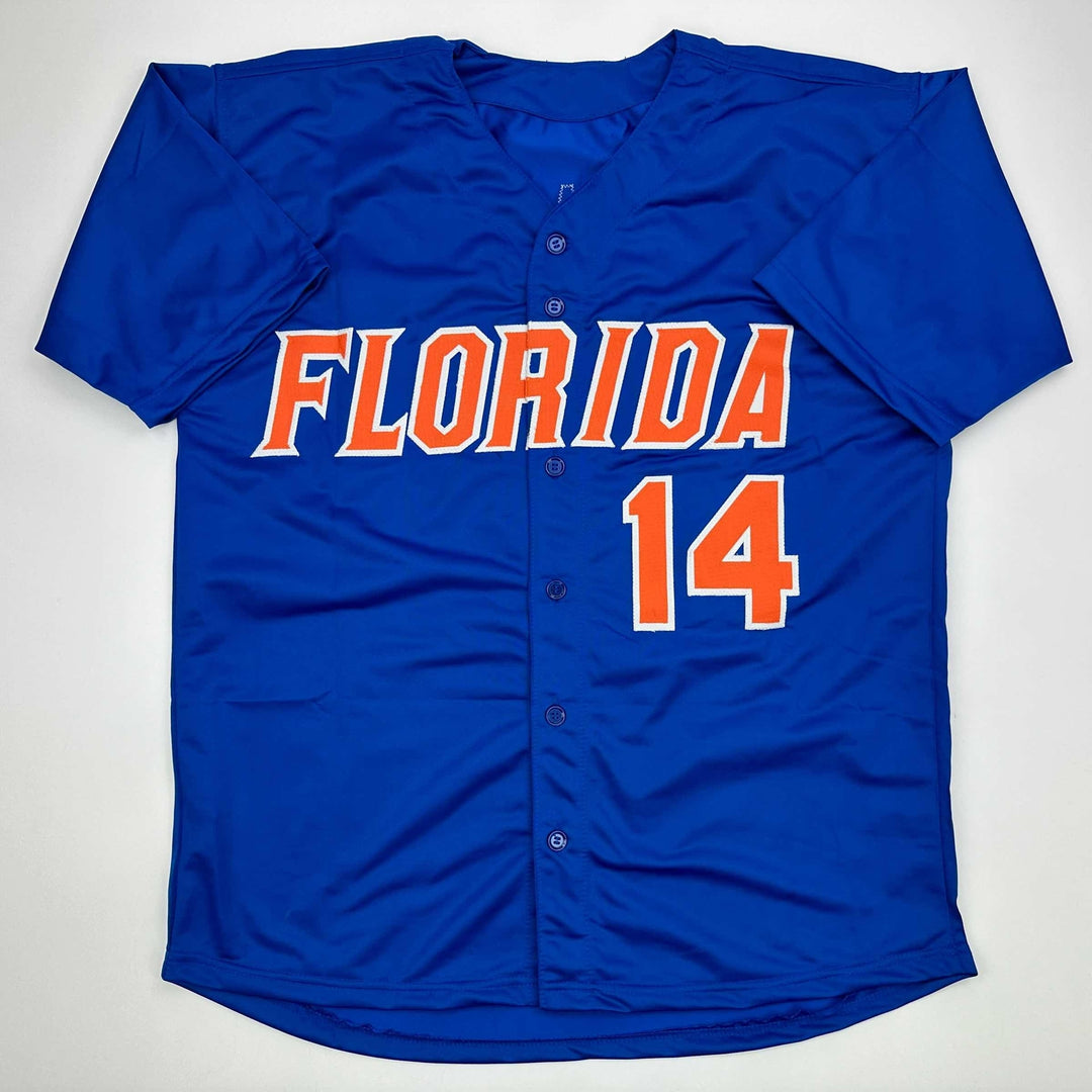 Facsimile Autographed Jac Caglianone Florida Blue Reprint Jersey Size Men's XL