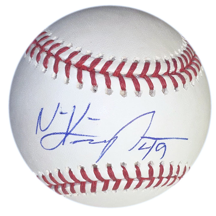 NICK KINGHAM SIGNED RAWLINGS OFFICIAL MLB (MANFRED) HOLOGRAM BALL HANWHA EAGLES