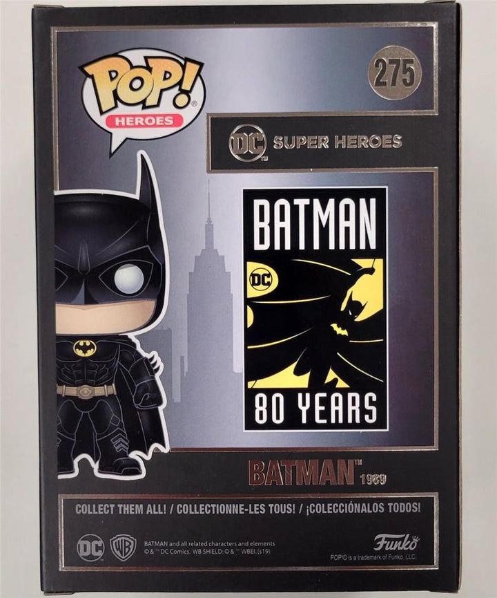Christian Bale signed Batman 80 Years Funko Pop! 275 Dark Knight autograph ~ BAS
