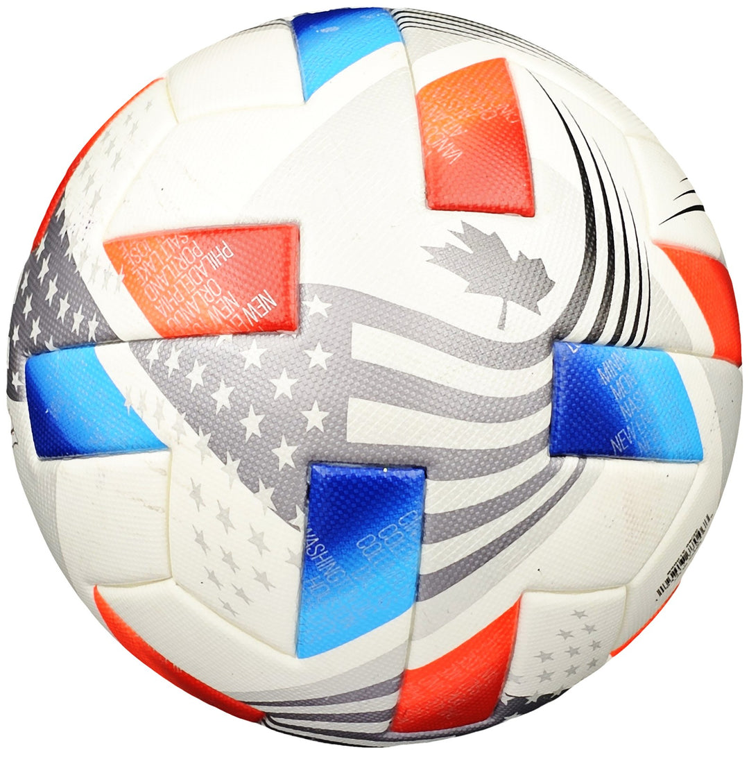 2021 MLS Game Match Used White Adidas Nativo Soccer Ball Sounders Fanatics