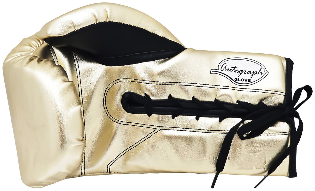 Michael B. Jordan Signed Gold Reyes Boxing Glove Right Handed RH Beckett Witness