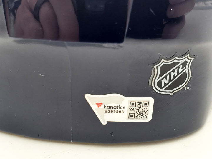 Mark Giordano Auto Seattle Kraken Blue Mini Helmet 1st SEA Captain Fanatics Holo