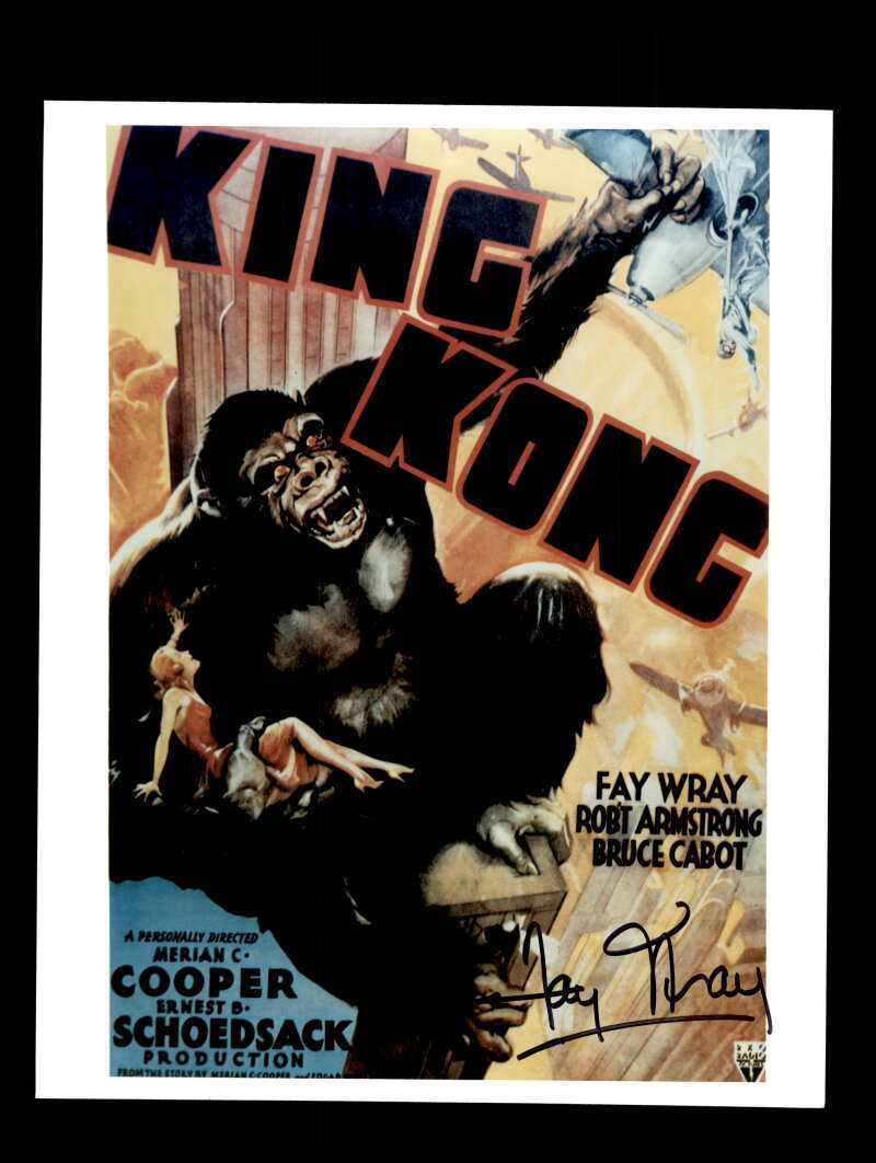 Fay Wray PSA DNA Coa Signed 8x10 Photo King Kong Autographed