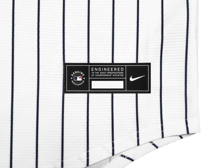 New York Yankees Juan Soto Signed White Pinstripes Nike Jersey Size XL Beckett