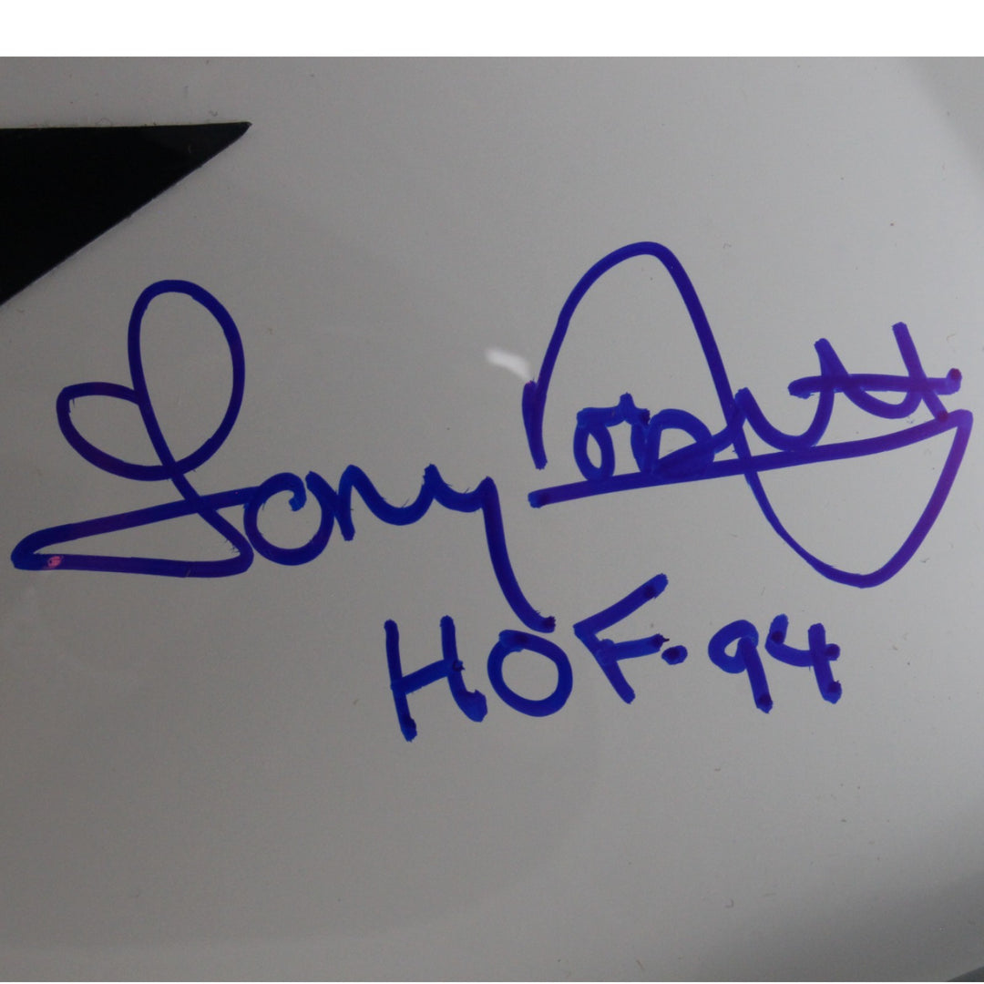 Staubach Dorsett Pearson Signed Dallas Cowboys Authentic TB Helmet Beckett 54600