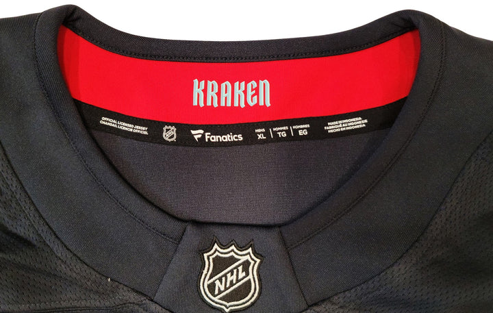 Kraken Ryan Donato Auto Blue Fanatics Jersey XL Inaugural Season Patch Fanatics
