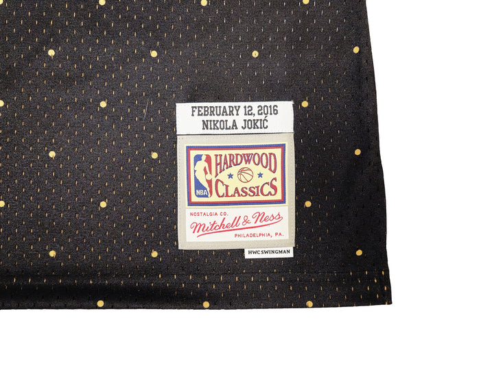 Nuggets Nikola Jokic Auto Black Mitchell Ness HWC Swingman 16 ASG Jersey XL JSA