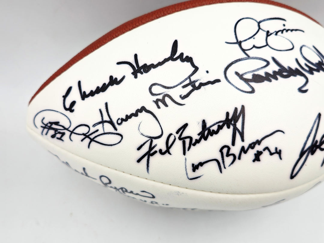SB MVP's Signed White Wilson NFL Football 16 Sigs Joe Namath PSA/DNA AB10133