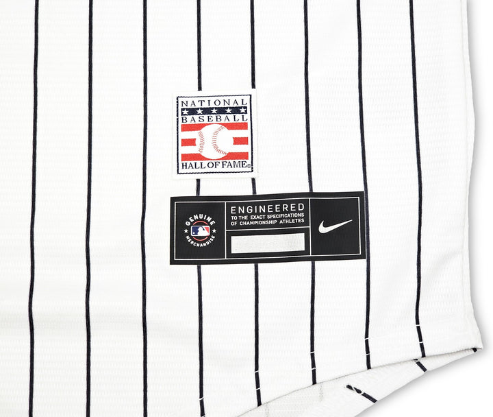 White Sox Frank Thomas Signed White Pinstripes Nike Jersey Size XL Beckett Wit