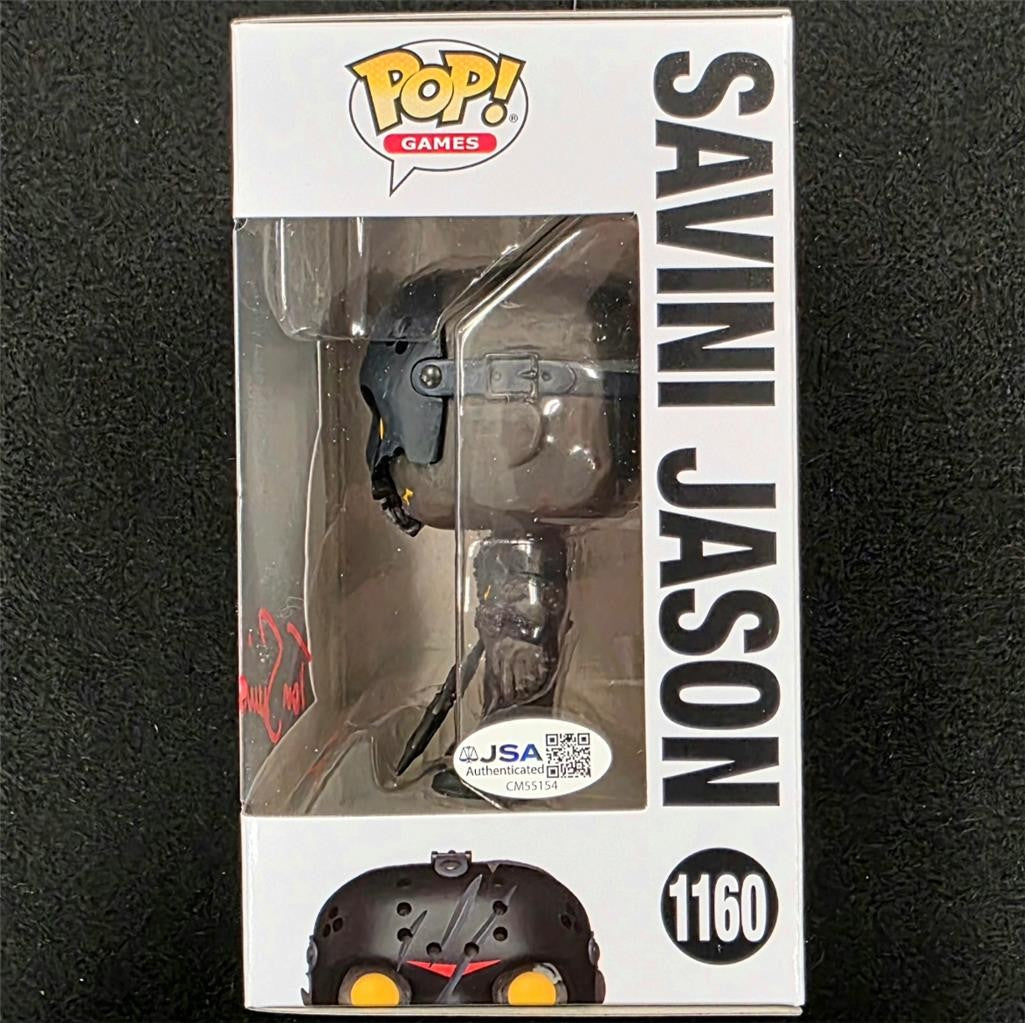 Tom Savini signed Jason Friday the 13th Funko Pop! #1160 red autograph JSA