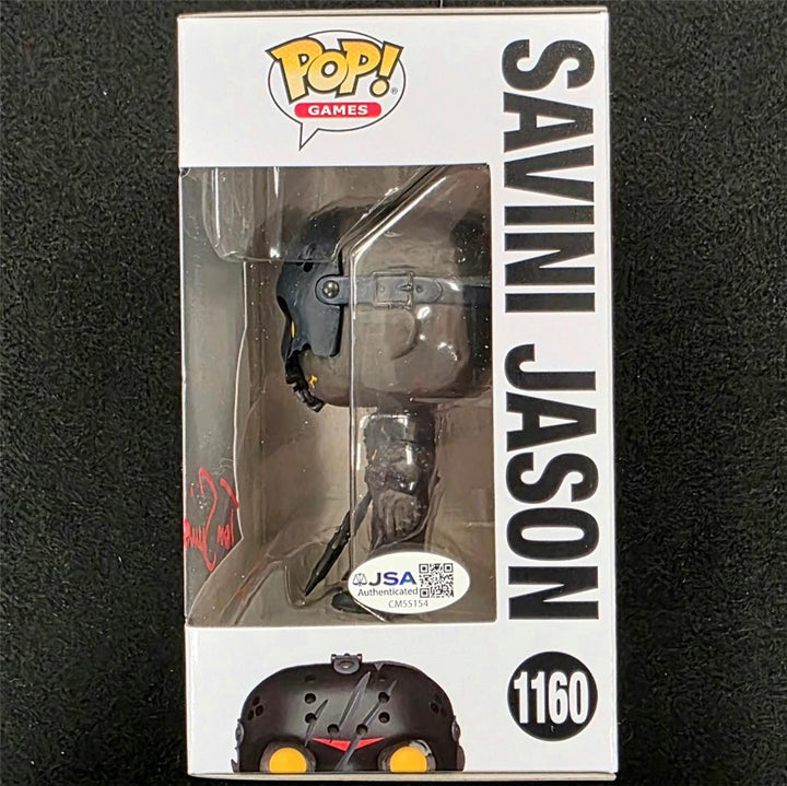Tom Savini signed Jason Friday the 13th Funko Pop! #1160 red autograph JSA