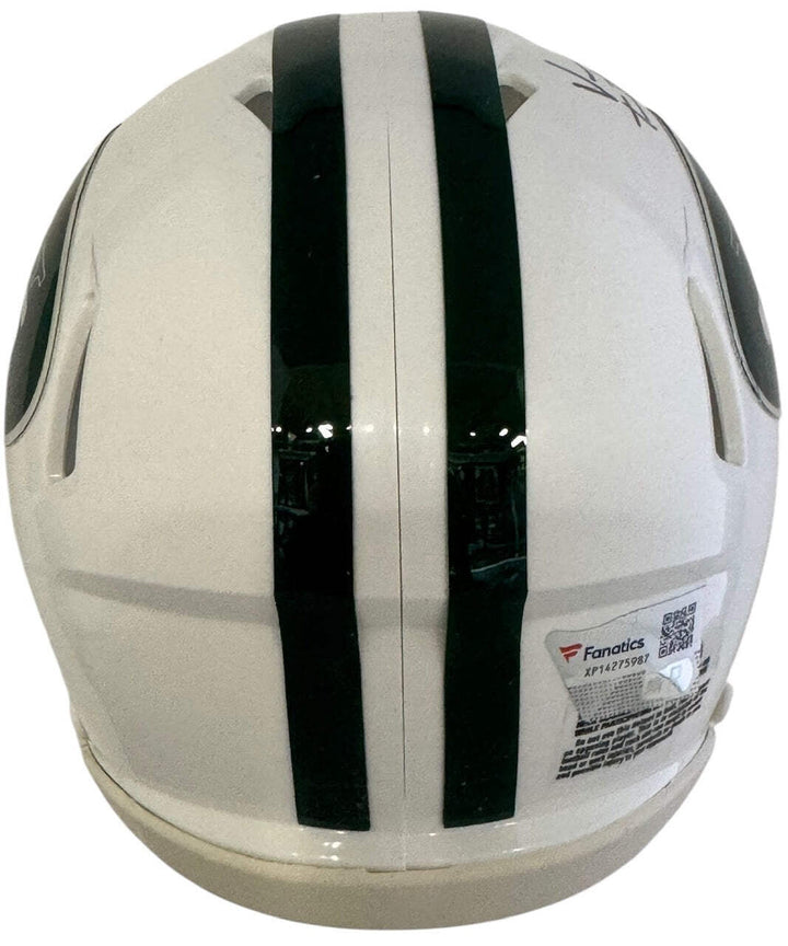 Vinny Testaverde Autographed Jets Speed Mini Helmet (Fanatics)