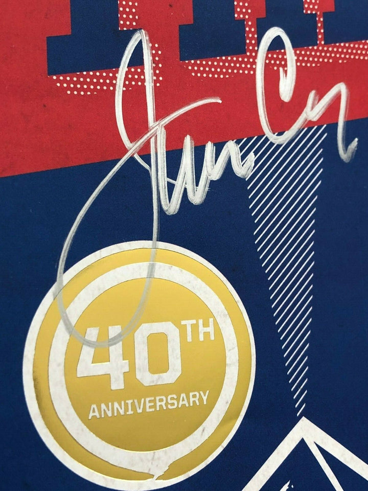 Jim Craig Signed Miracle On Ice 40Th Anniversary Poster Vegas Knights JSA COA