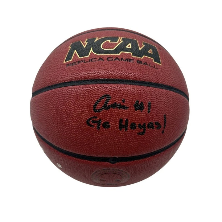 Amir Primo Spears Georgetown Hoyas Autographed NCAA Wilson Replica Basketball Inscribed "Go Hoyas!" (CX Auth)