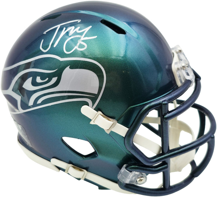 Jason Myers Signed Seahawks Rivalries Speed Mini Helmet MCS COA