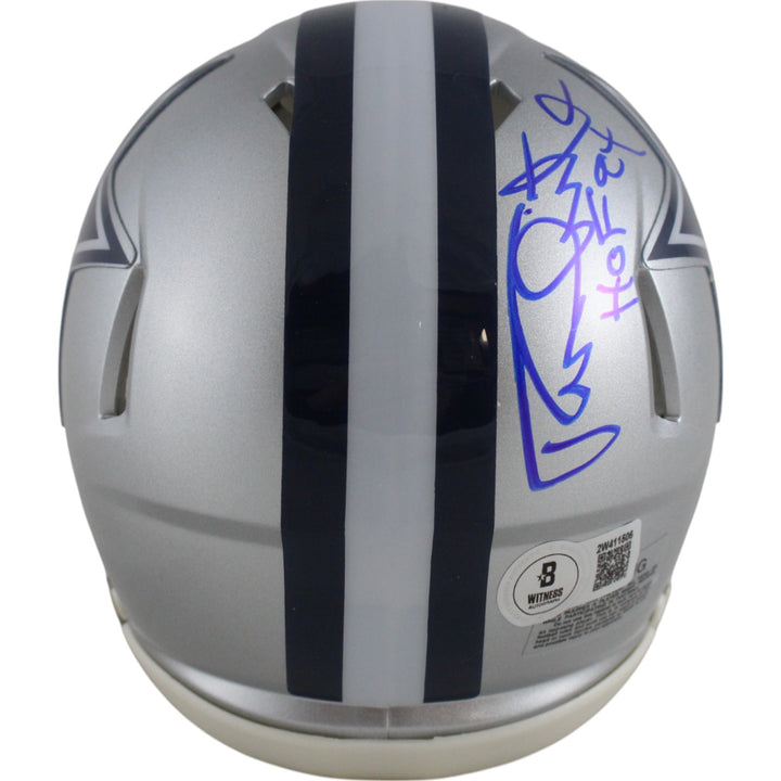 Randy White Autographed Dallas Cowboys Mini Helmet HOF Beckett Witness 49696