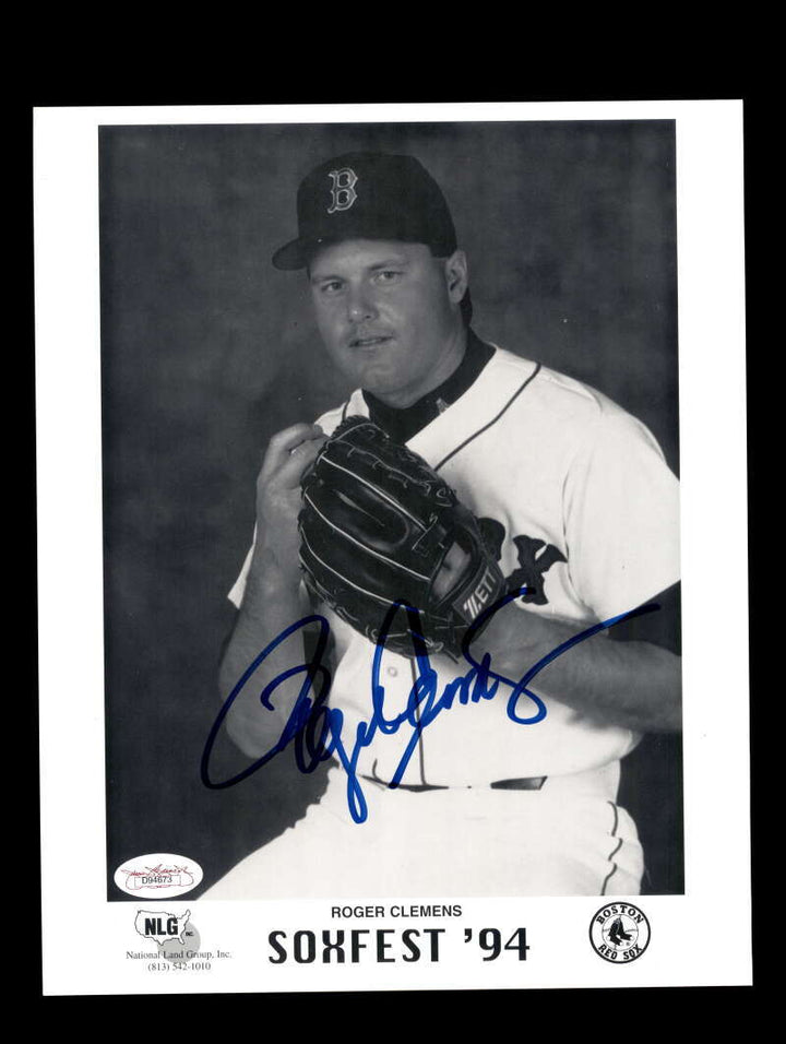 Roger Clemens JSA Signed  8x10 Photo Autograph Red Sox
