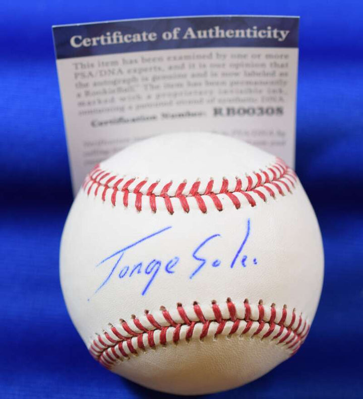 Jorge Soler PSA DNA Autographed Major League Signed Baseball