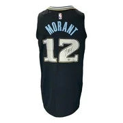 Ja Morant Signed Memphis Grizzlies Black Nike Swingman LG Jersey BAS