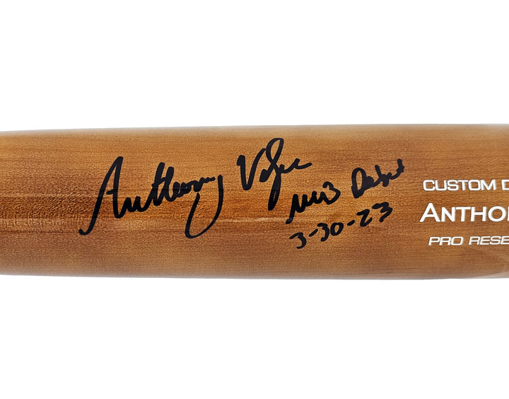 Anthony Volpe Auto Brown Victus Player Model Bat Yankees MLB Debut Fanatics