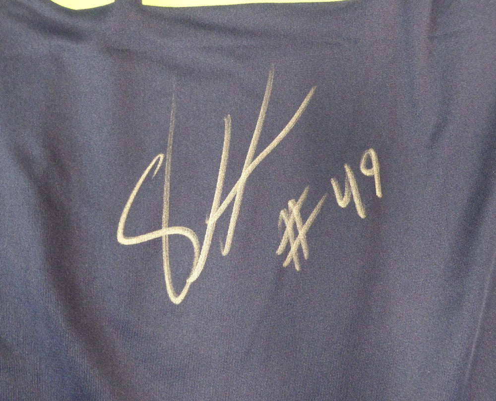 Seattle Seahawks Shaquem Griffin Signed Blue Nike Jersey Size L MCS Holo