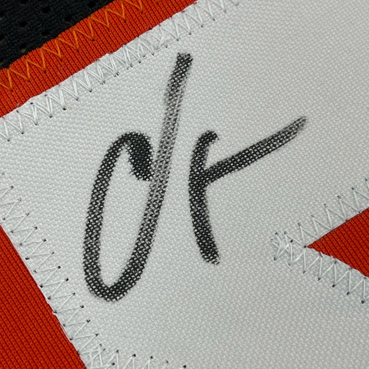 FRAMED Signed CHAD OCHOCINCO Johnson 35x39 Black Jersey JSA COA Auto