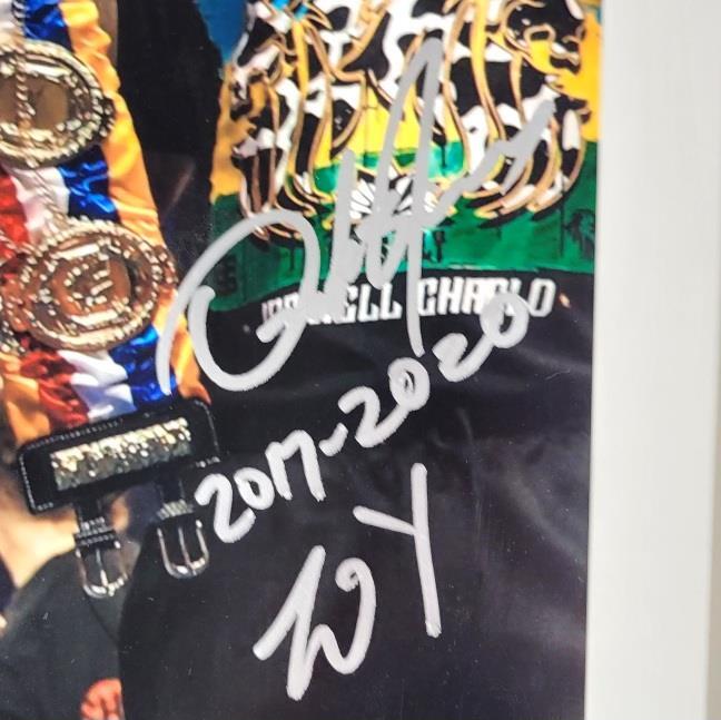 Jermell Charlo & Derrick James signed 16x20 photo autograph ~ Beckett BAS