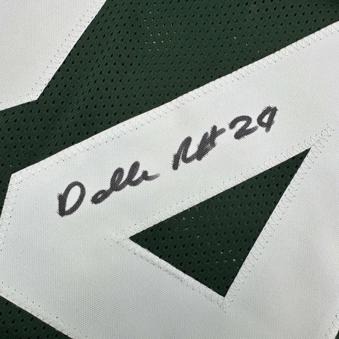 Autographed/Signed Darrelle Revis New York Green Jersey Beckett BAS COA