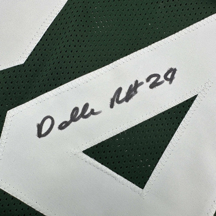 Autographed/Signed Darrelle Revis New York Green Jersey Beckett BAS COA