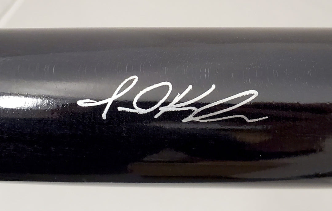 Jarred Kelenic Signed Black Marucci Game Model Bat Atlanta Braves Beckett BAS