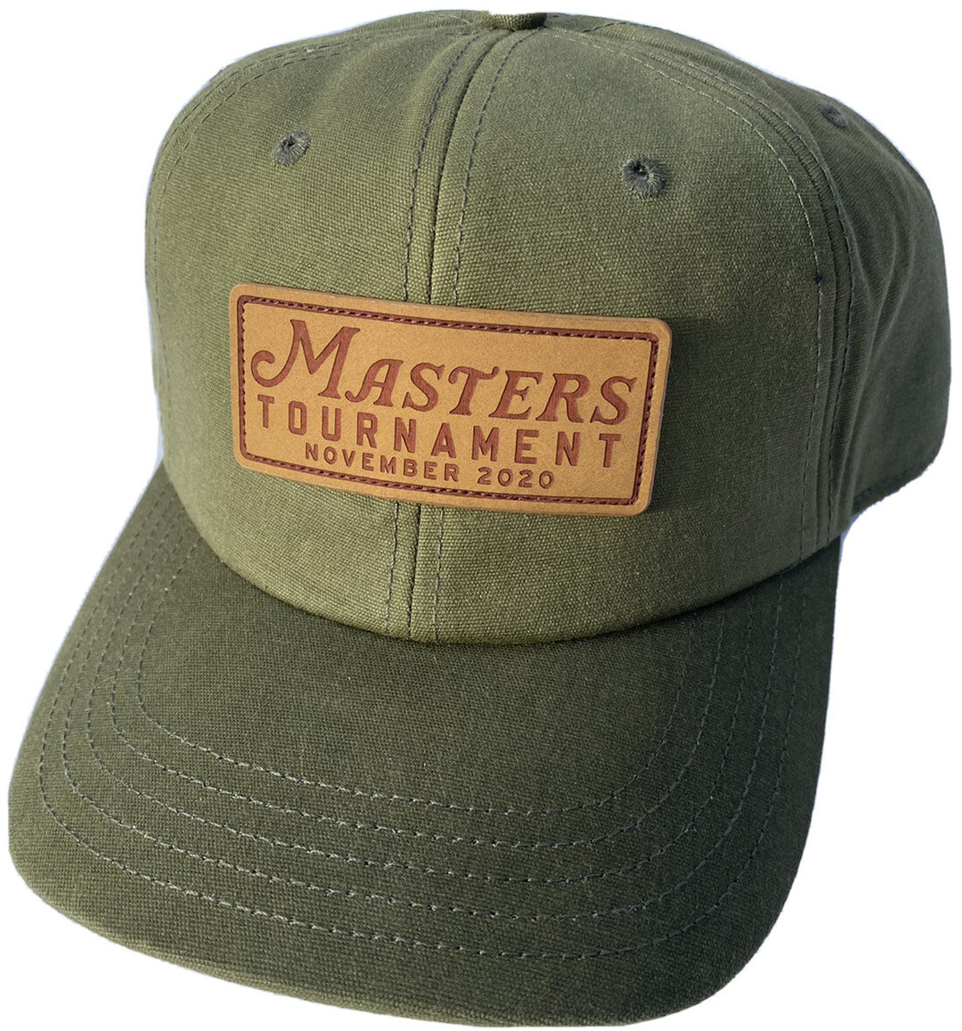 2025 MASTERS OLIVE LEATHER WAX PATCH MEN’S HAT AUGUSTA NATIONAL NEW