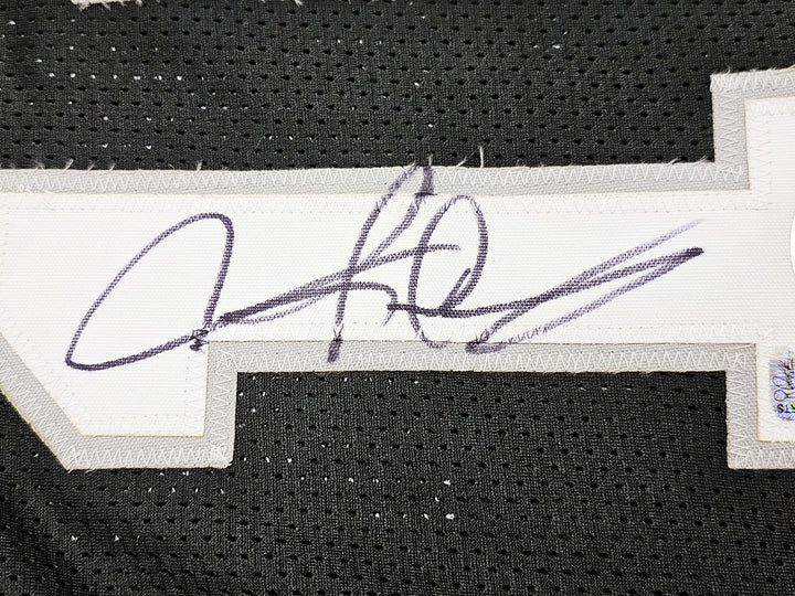 San Antonio Spurs Dennis Rodman Autographed Signed Black Jersey JSA