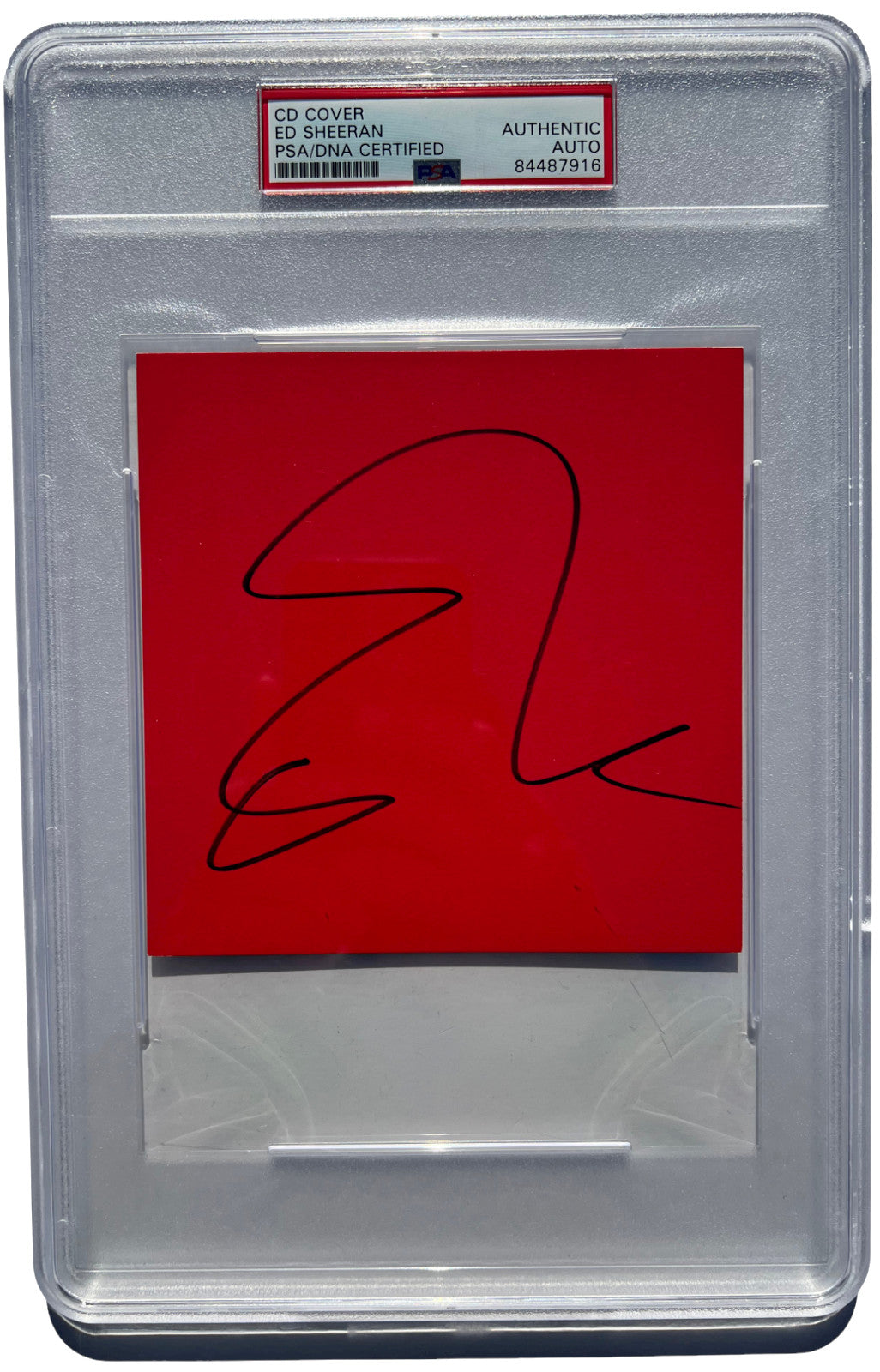 ED SHEERAN SIGNED AUTOGRAPHED EQUALS CD COVER ALBUM ART CARD PSA/DNA