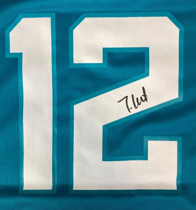 Travis Hunter Signed Jacksonville Jaguars Nike Game Replica Jersey BAS