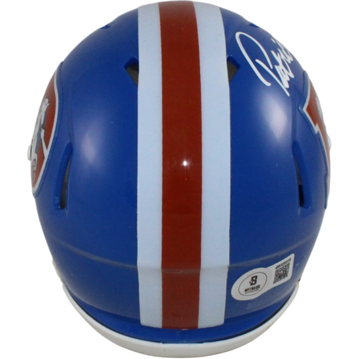 Patrick Surtain Autographed Denver Broncos TB Mini Helmet Beckett Witness 54654