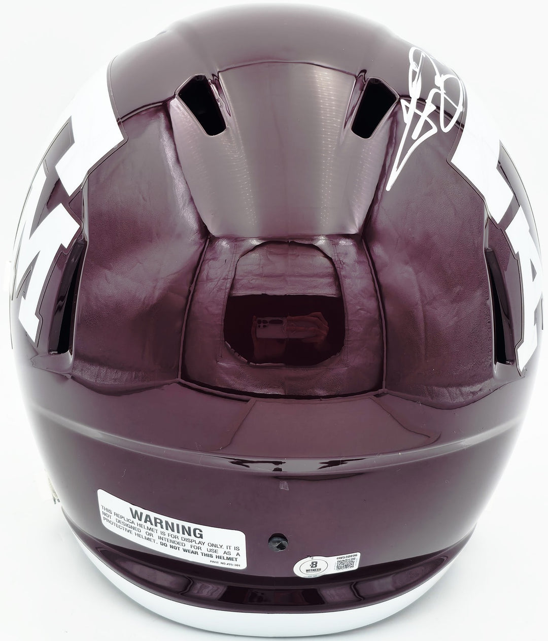Johnny Manziel Auto Texas A&M Aggies Maroon Full Size Speed Replica Helmet 12 HT