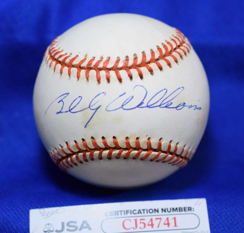 Billy Williams JSA Coa Autograph Official American League OAL Signed Baseball
