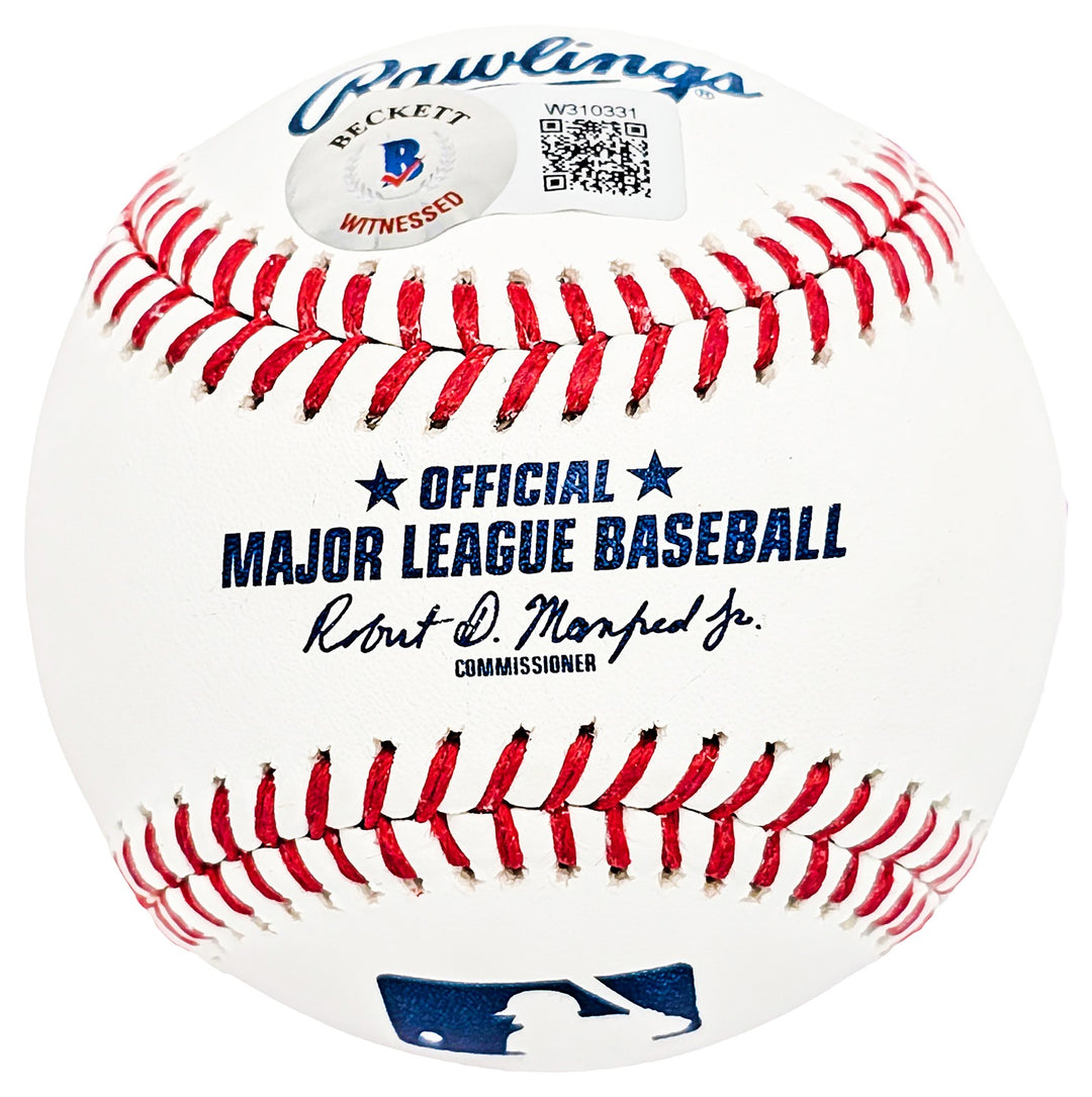 Ron Guidry Signed Official MLB Baseball New York Yankees "Gator" Beckett Witness