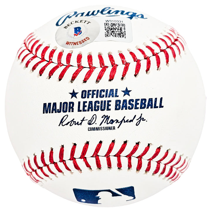 Ron Guidry Signed Official MLB Baseball New York Yankees "Gator" Beckett Witness