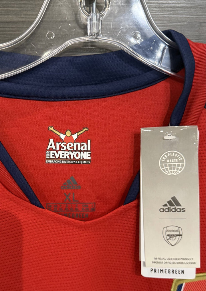 Emile Smith Rowe Signed Adidias Authentic Soccer Jersey XL Arsenal Auto BAS COA