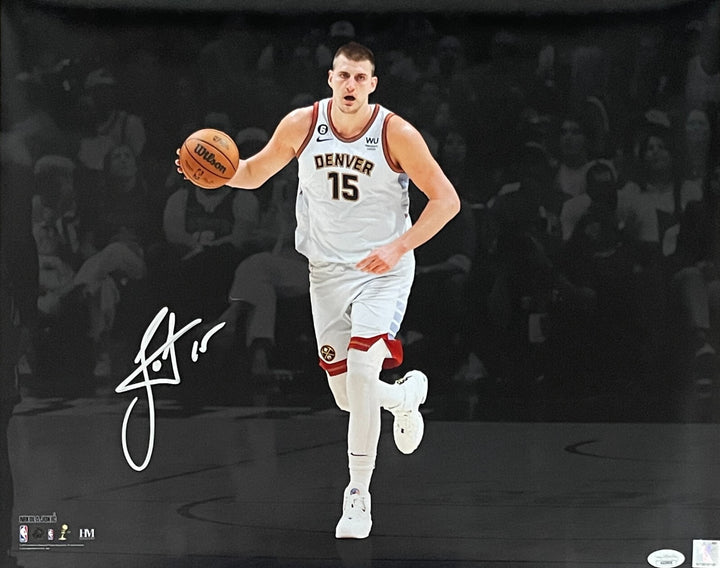 Nikola Jokic Autographed/Signed Denver Nuggets 16x20 Photo JSA 46331