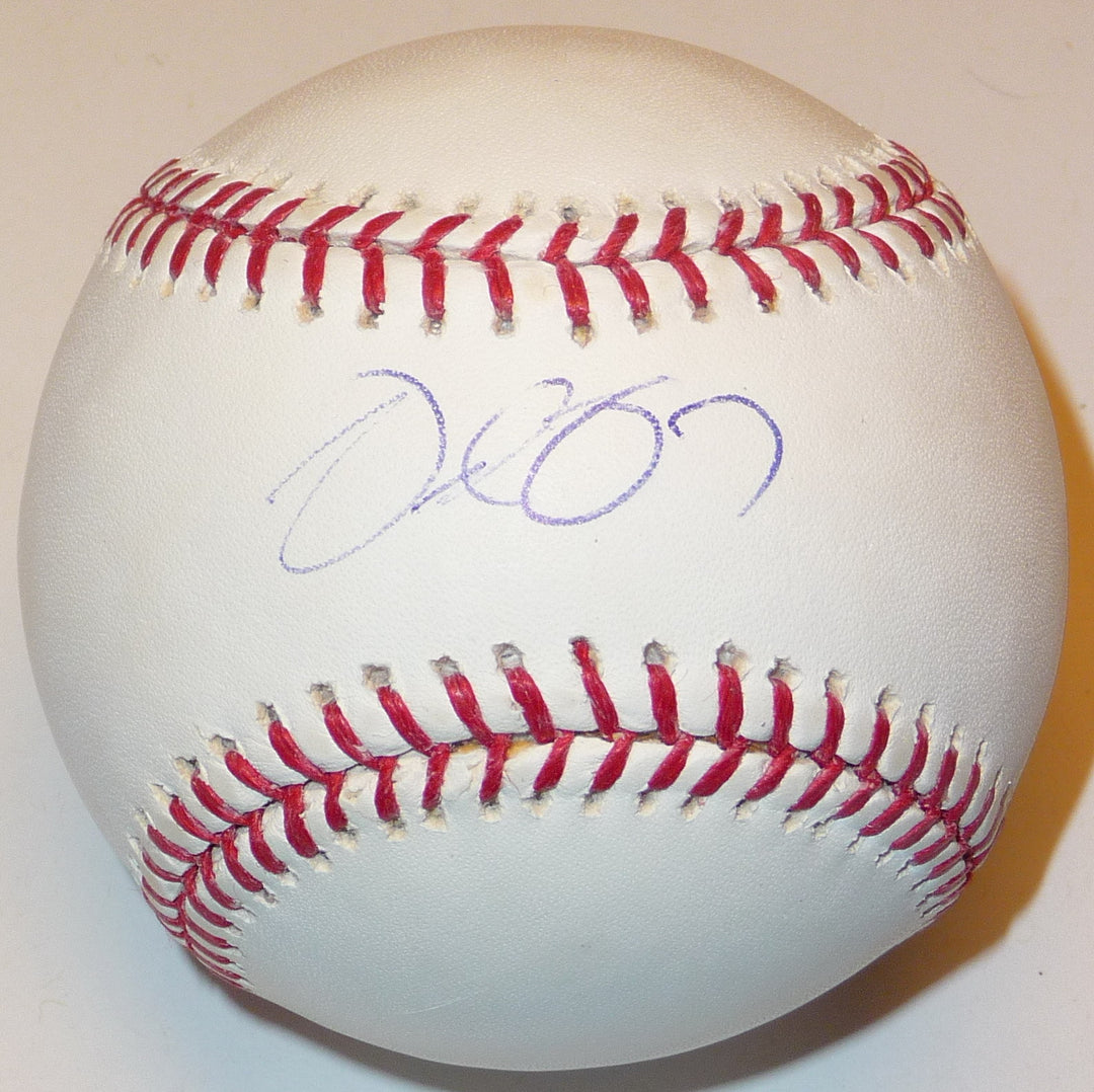 DELMON YOUNG SIGNED BASEBALL ORIOLES DEVIL RAYS TWINS TIGERS PHILLIES JSA AUTO