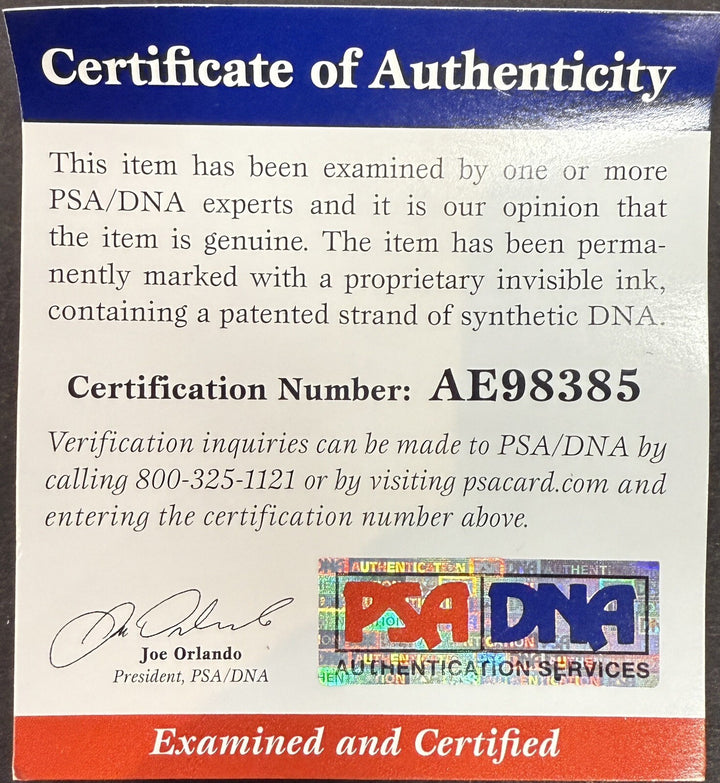 Bobby Thomson Ralph Branca Signed Official NL Baseball 10/3/51 Auto Giants PSA