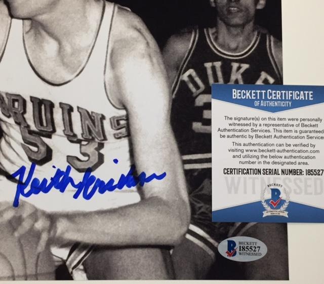 KEITH ERICKSON Signed UCLA Bruins 8x10 Photo w/ BAS Beckett Witness COA * RARE *