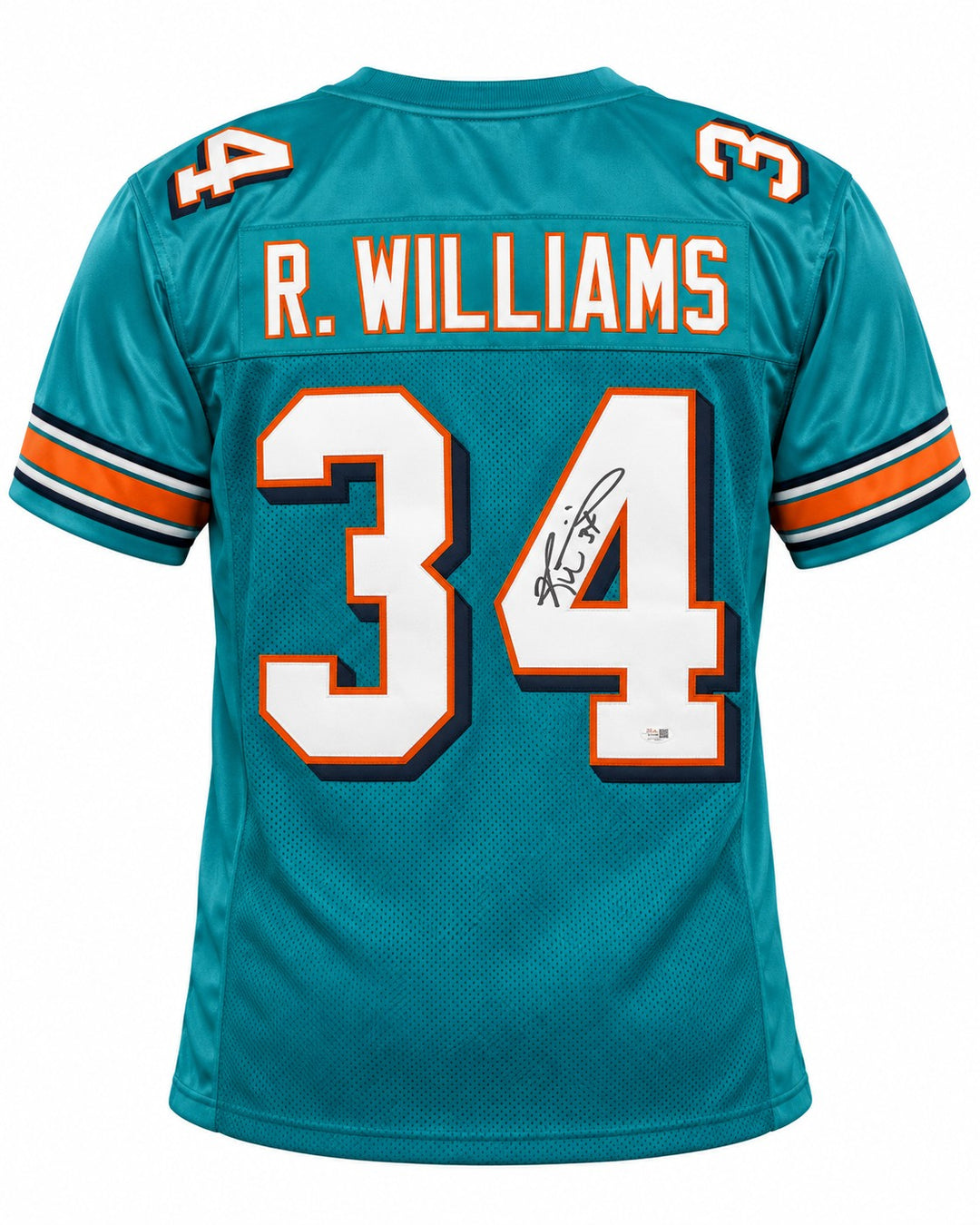 Ricky Williams Signed Miami Dolphins Teal Jersey JSA Witness