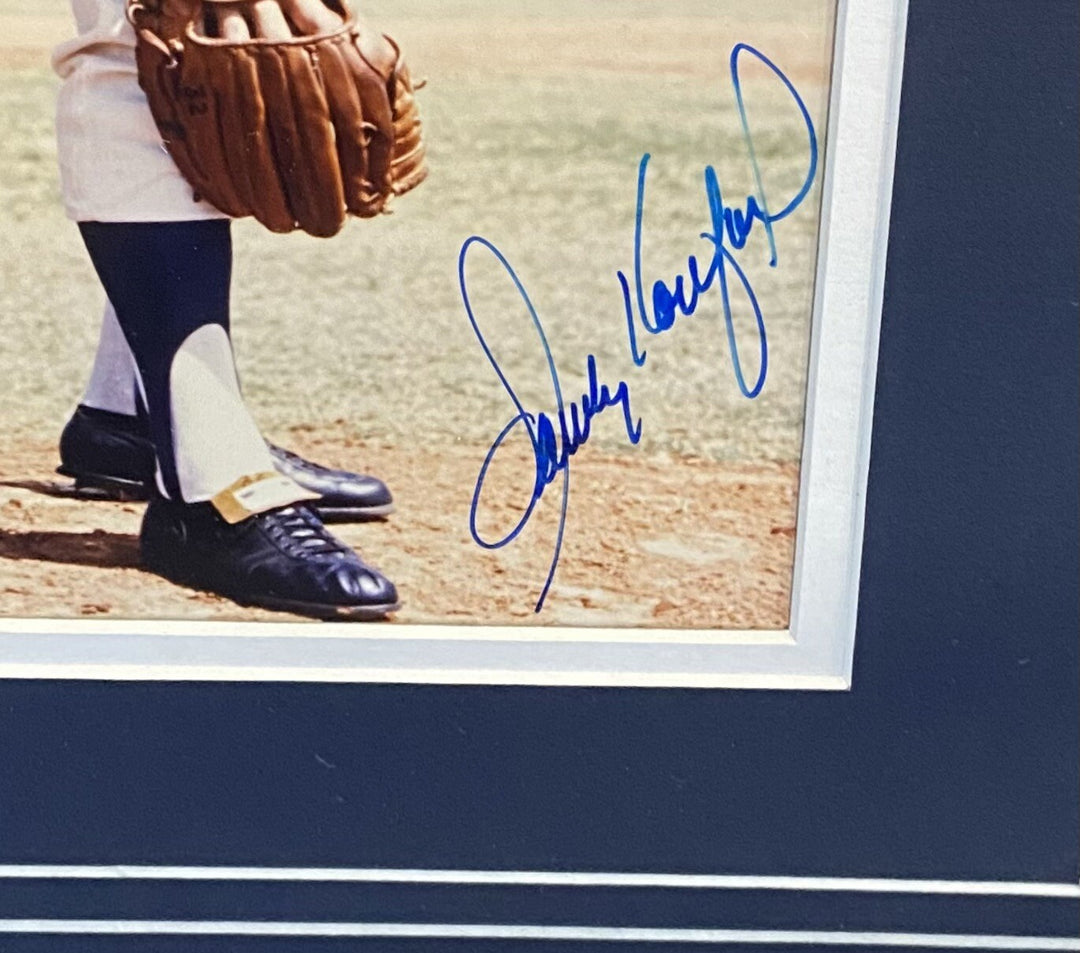Sandy Koufax & Don Drysdale LA Dodgers Signed 8x10 Photo Framed Hof Auto JSA COA