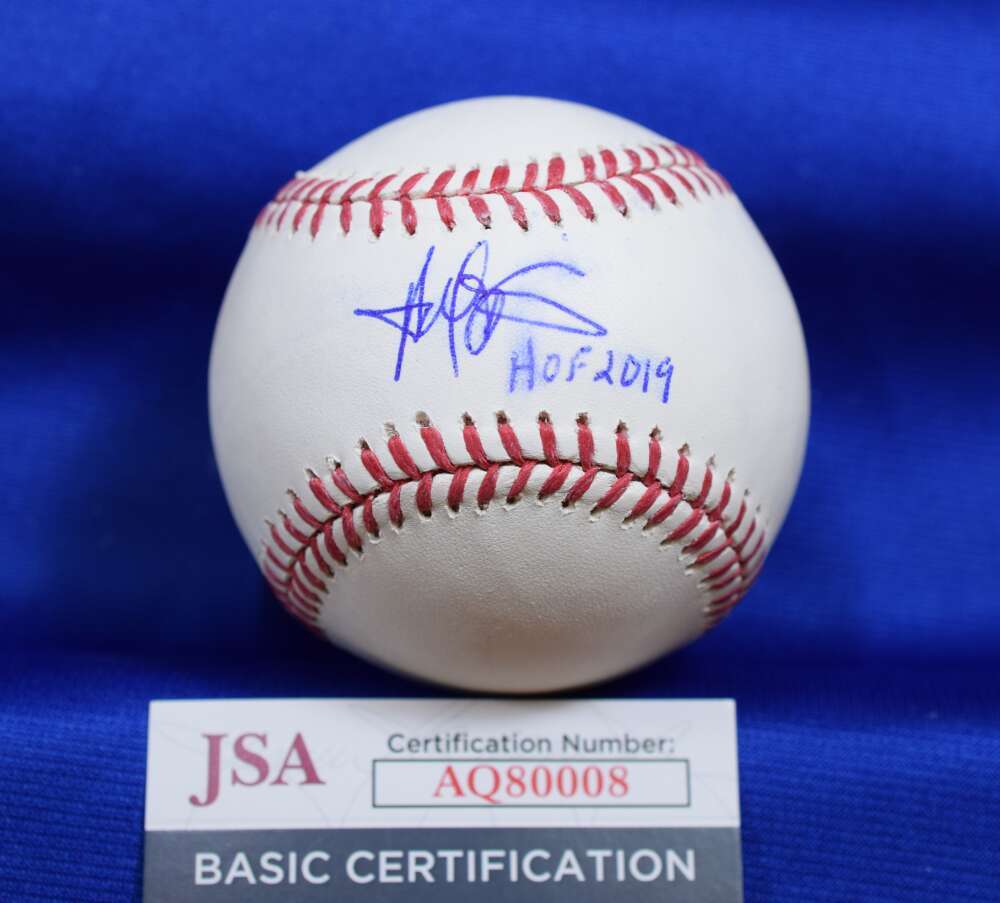 Harold Baines  HOF 2019 JSA Cert Signed Major League OML Autograph Baseball